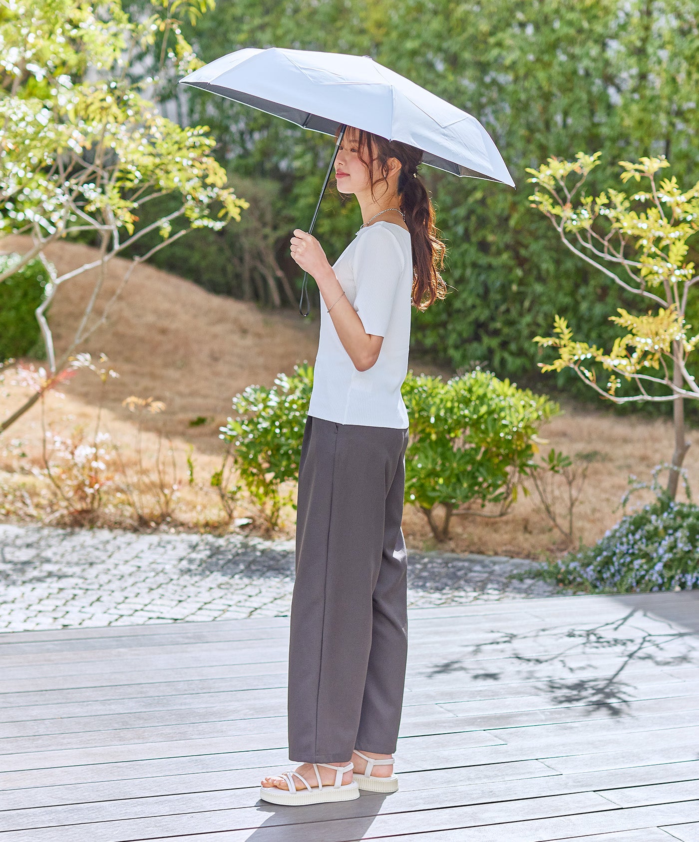 【2026/3/12 AM9:00販売開始】weer Lite / Umbrella AT 形状記憶日傘 model E