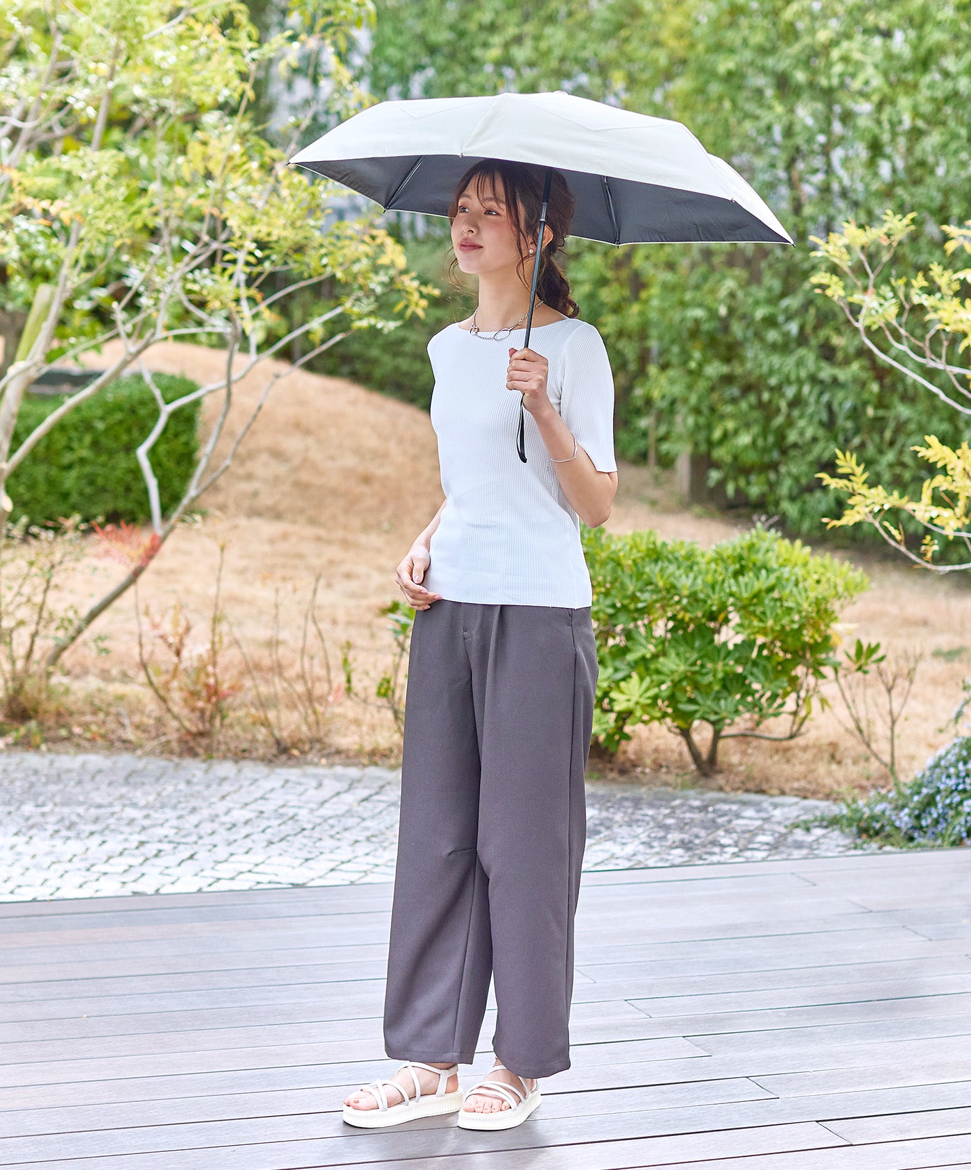 【2026/3/12 AM9:00販売開始】weer Lite / Umbrella AT 形状記憶日傘 model E